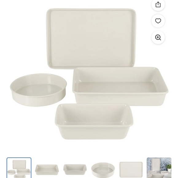 Martha Stewart 4 piece carbon steel bakeware set - Picture 1 of 2